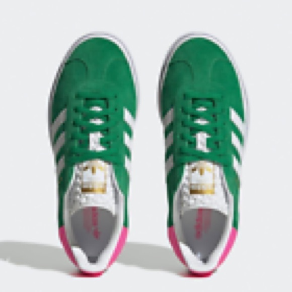 adidas gazelle silver green womens Adidas Ladies Gazelle Spikeless Golf Shoes - Green main image 0